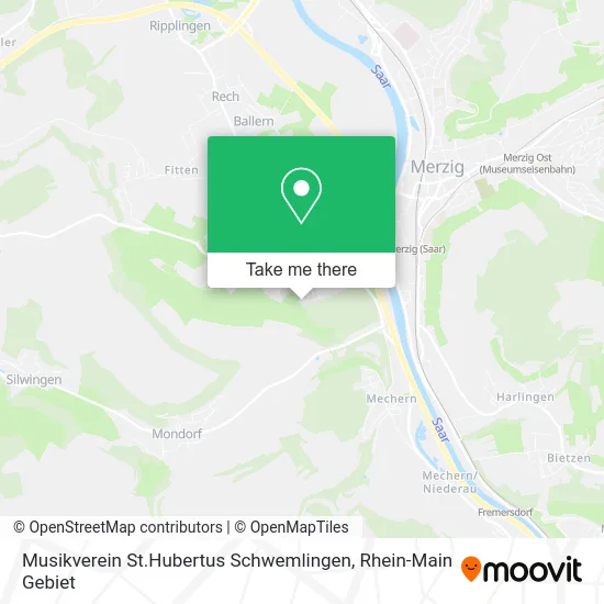 Карта Musikverein St.Hubertus Schwemlingen