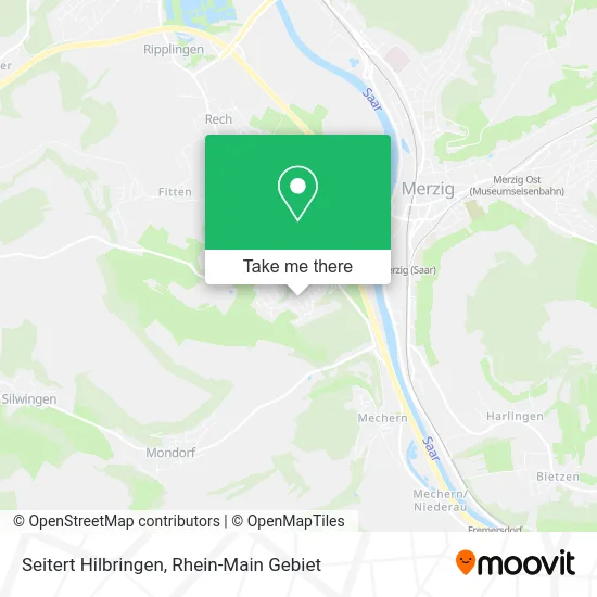 Карта Seitert Hilbringen