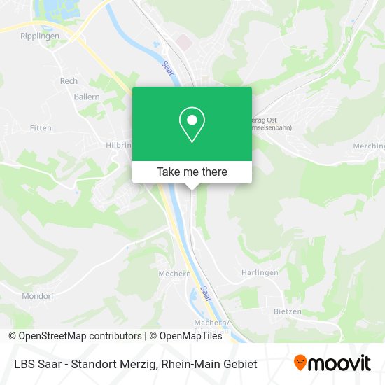 Карта LBS Saar - Standort Merzig