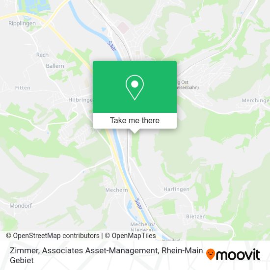 Карта Zimmer, Associates Asset-Management