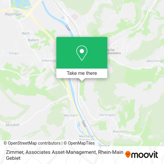 Карта Zimmer, Associates Asset-Management