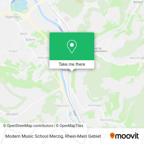 Карта Modern Music School Merzig