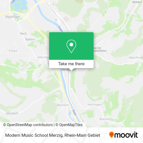 Карта Modern Music School Merzig