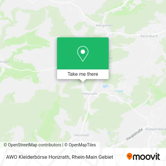 AWO Kleiderbörse Honzrath map
