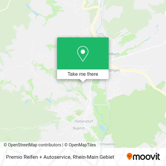 Карта Premio Reifen + Autoservice