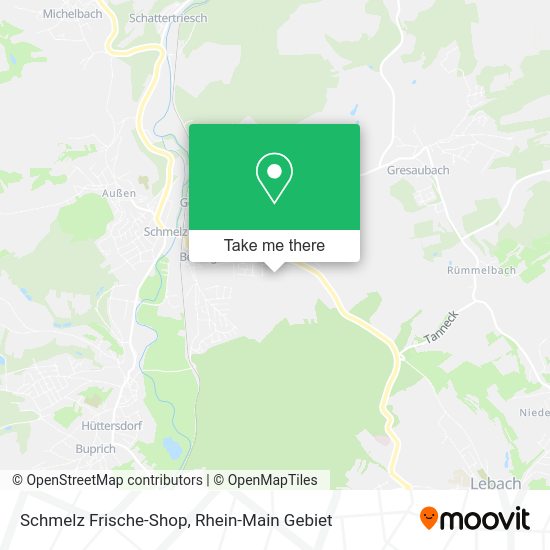 Карта Schmelz Frische-Shop