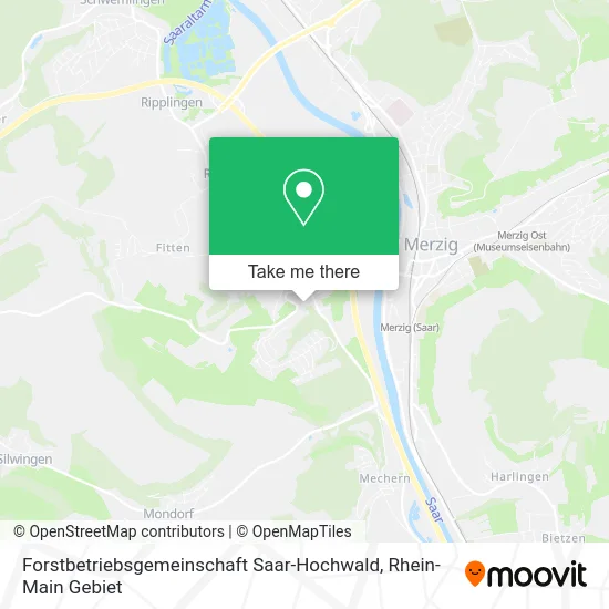 Карта Forstbetriebsgemeinschaft Saar-Hochwald