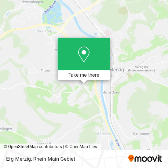 Карта Efg-Merzig