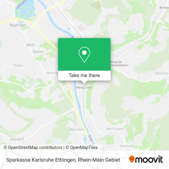 Карта Sparkasse Karlsruhe Ettlingen