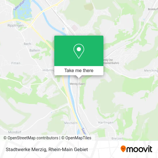 Карта Stadtwerke Merzig