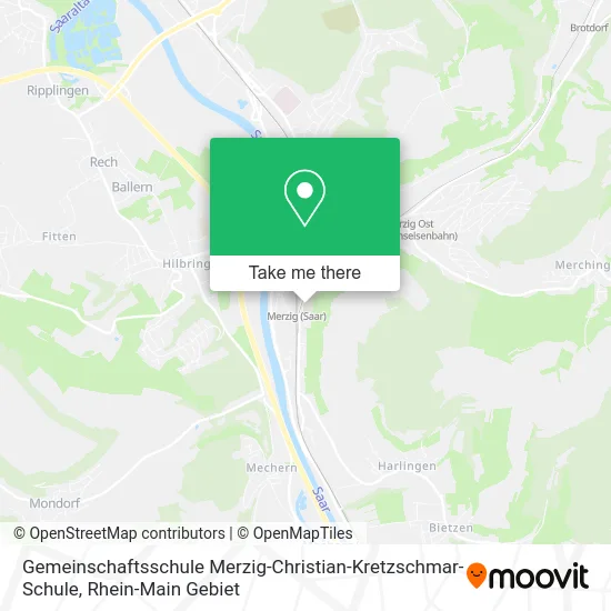 Карта Gemeinschaftsschule Merzig-Christian-Kretzschmar-Schule
