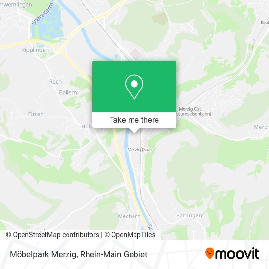 Карта Möbelpark Merzig