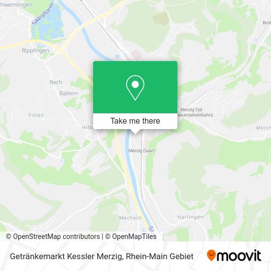 Карта Getränkemarkt Kessler Merzig