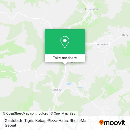 Карта Gaststatte Tigris Kebap-Pizza-Haus