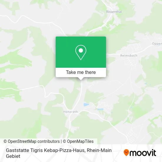 Карта Gaststatte Tigris Kebap-Pizza-Haus