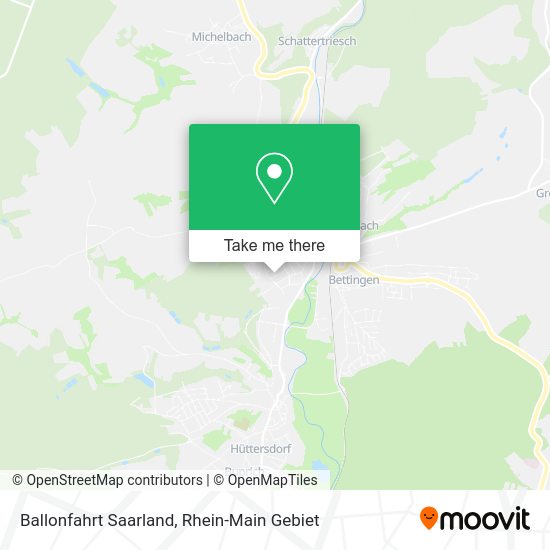Карта Ballonfahrt Saarland