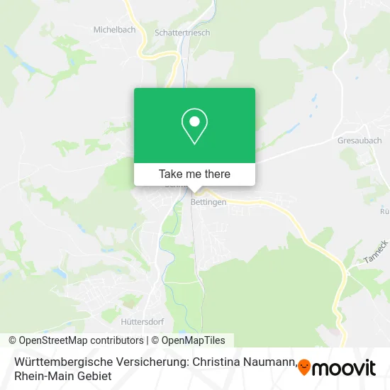 Карта Württembergische Versicherung: Christina Naumann