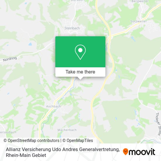 Карта Allianz Versicherung Udo Andres Generalvertretung