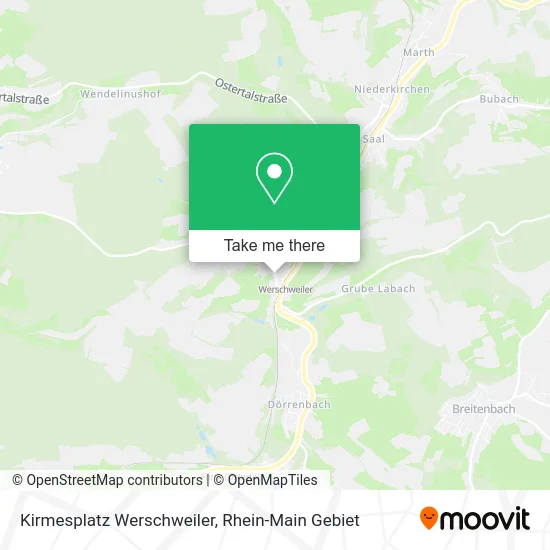 Карта Kirmesplatz Werschweiler