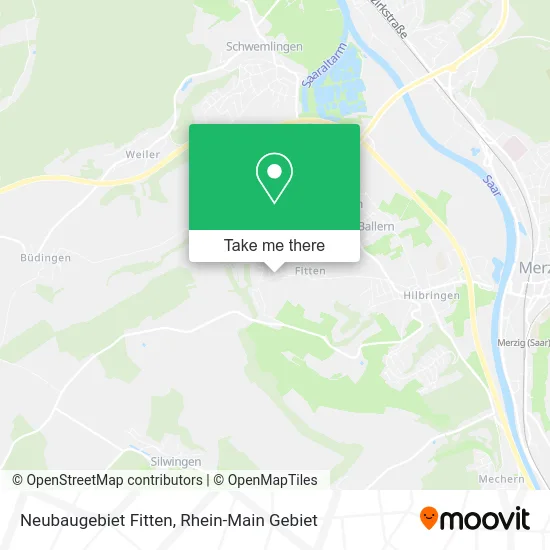 Карта Neubaugebiet Fitten