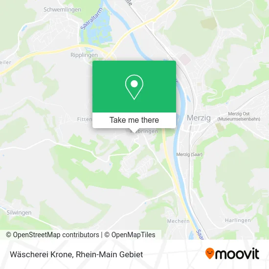 Карта Wäscherei Krone