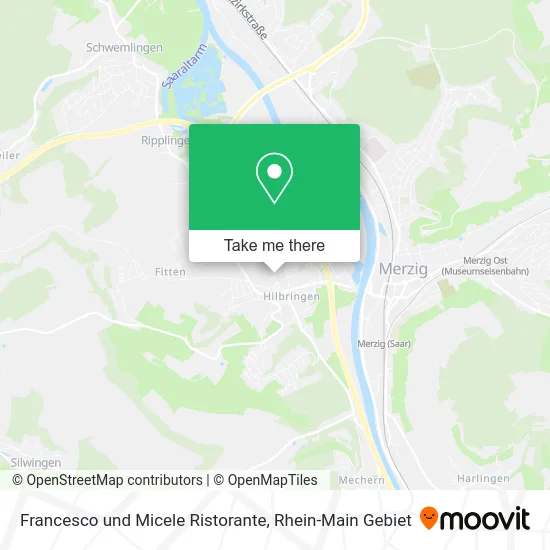 Карта Francesco und Micele Ristorante