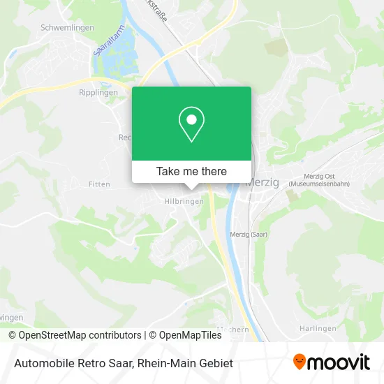 Карта Automobile Retro Saar