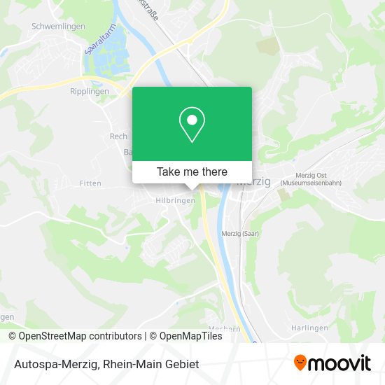 Карта Autospa-Merzig