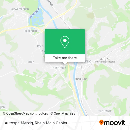 Карта Autospa-Merzig