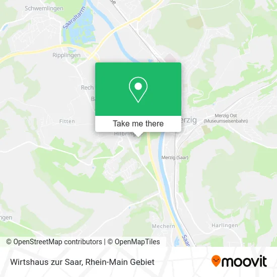 Карта Wirtshaus zur Saar