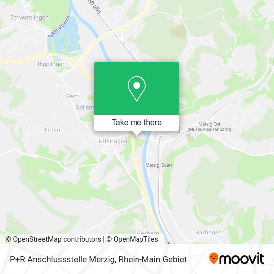 Карта P+R Anschlussstelle Merzig