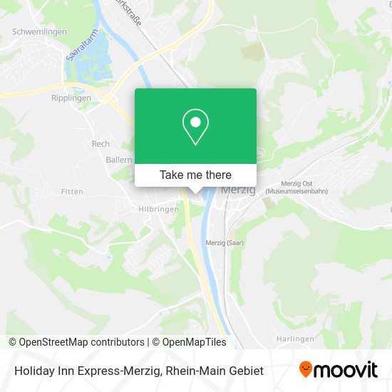 Карта Holiday Inn Express-Merzig