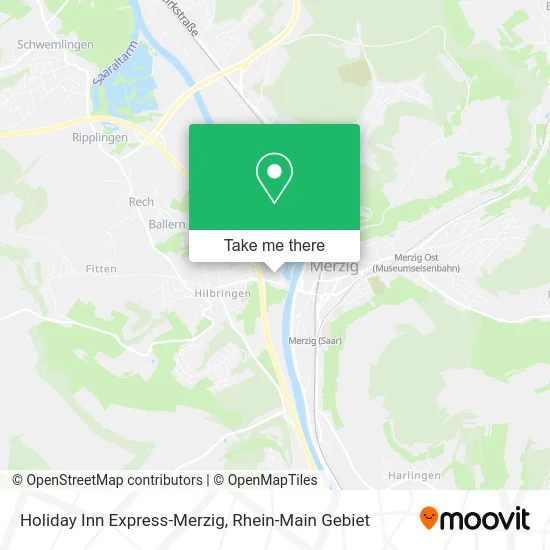 Карта Holiday Inn Express-Merzig