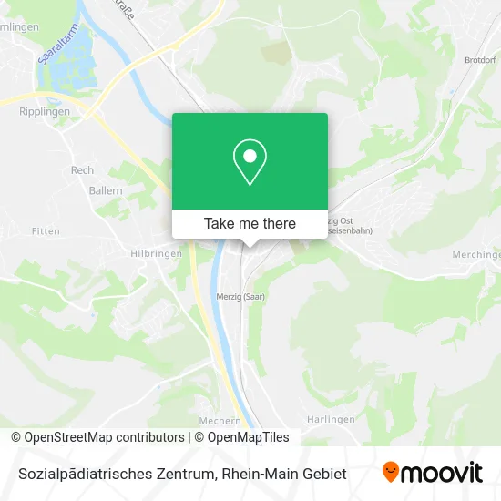 Карта Sozialpãdiatrisches Zentrum