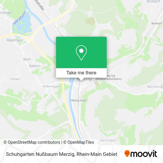 Карта Schuhgarten Nußbaum Merzig