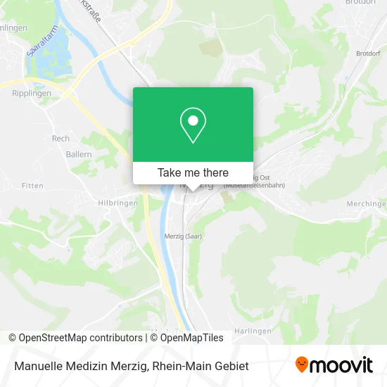 Карта Manuelle Medizin Merzig