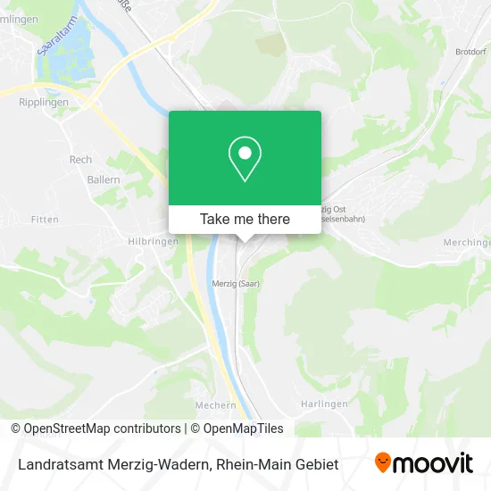 Карта Landratsamt Merzig-Wadern