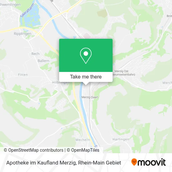 Карта Apotheke im Kaufland Merzig