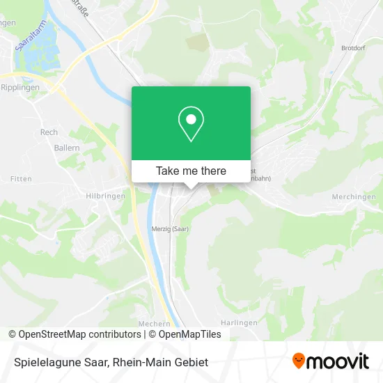 Карта Spielelagune Saar