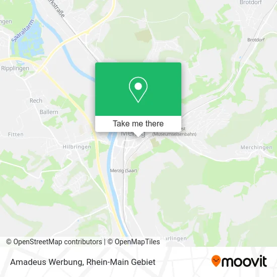 Карта Amadeus Werbung