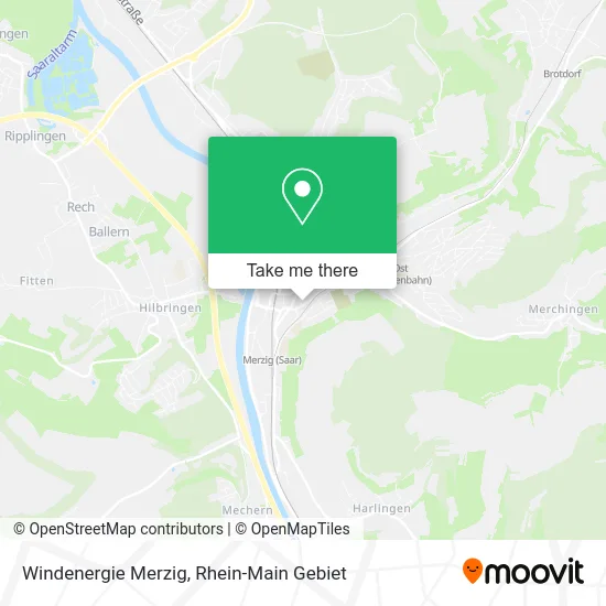 Карта Windenergie Merzig