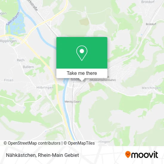 Карта Nähkästchen