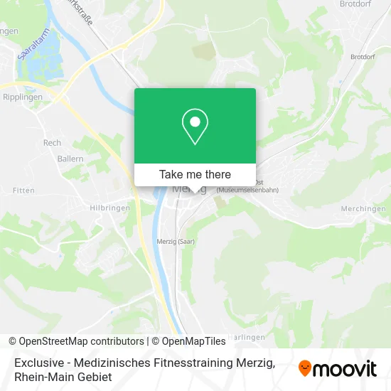 Карта Exclusive - Medizinisches Fitnesstraining Merzig