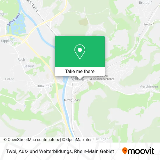 Карта Twbi, Aus- und Weiterbildungs
