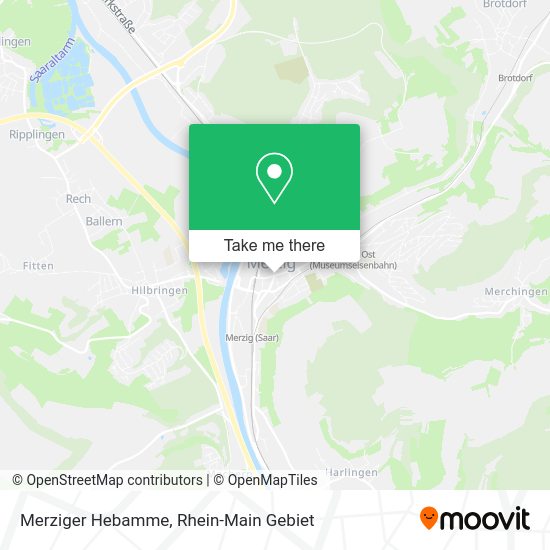 Карта Merziger Hebamme