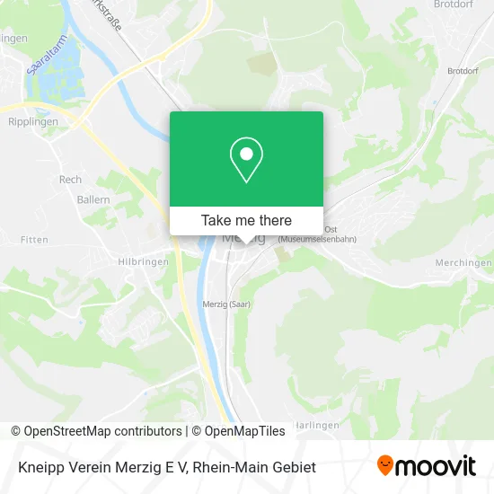 Карта Kneipp Verein Merzig E V