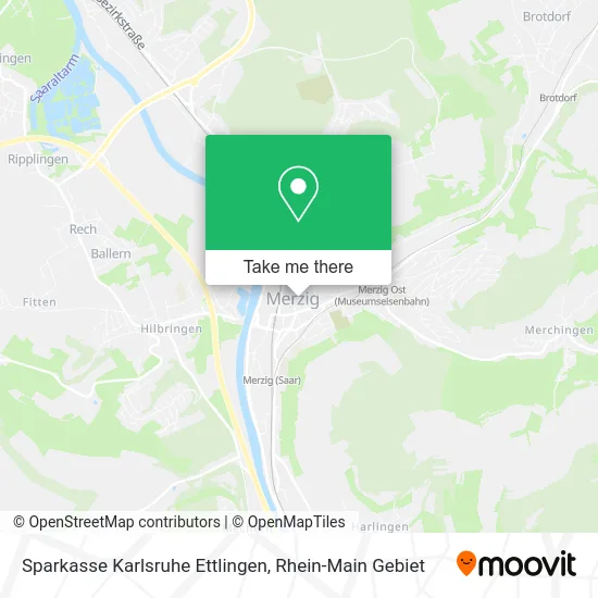 Карта Sparkasse Karlsruhe Ettlingen