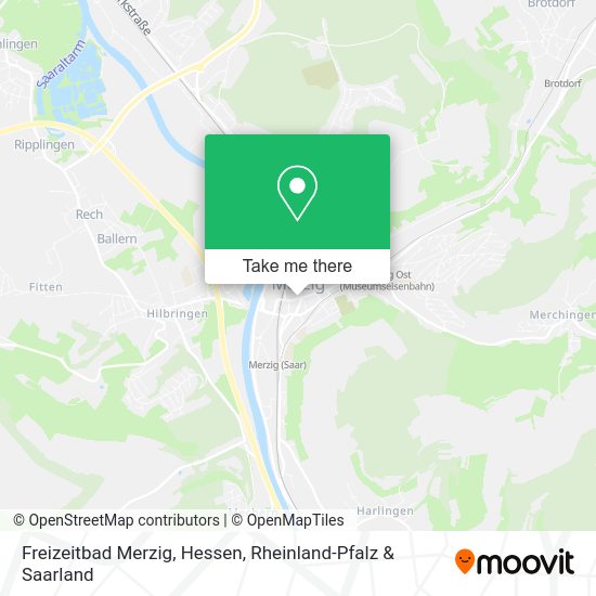 Карта Freizeitbad Merzig