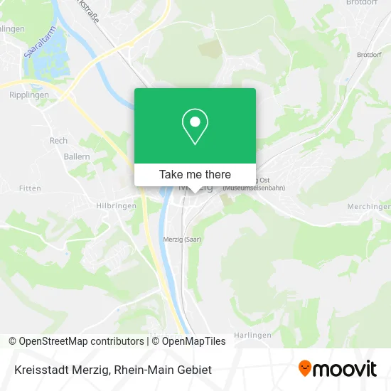 Карта Kreisstadt Merzig