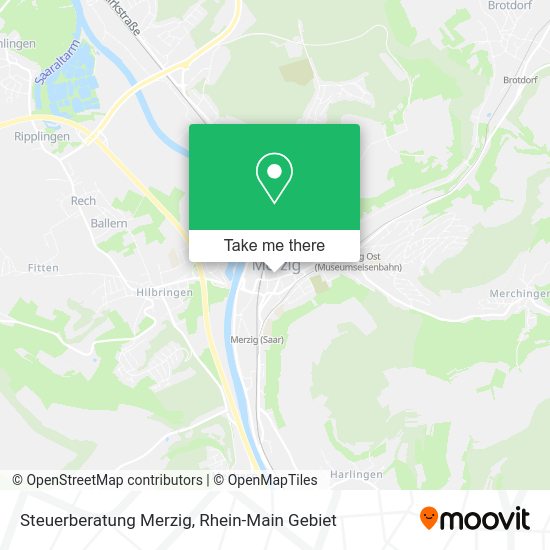 Карта Steuerberatung Merzig